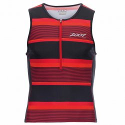 Acheter ZOOT Performance Tri Tank /race day rouge bandes