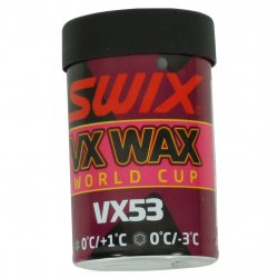 Acheter SWIX VX53 High Fluor Hard Wax 45g /rouge (0 +1°)