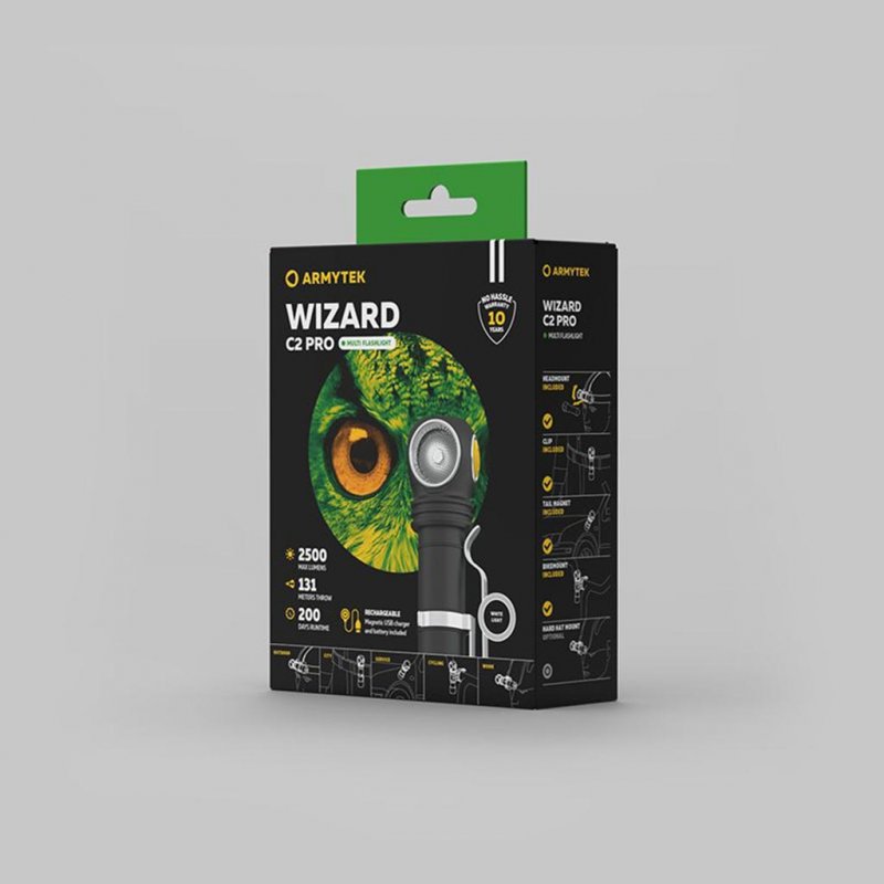 ARMYTEK Wizard C2 Pro Magnet USB /noir