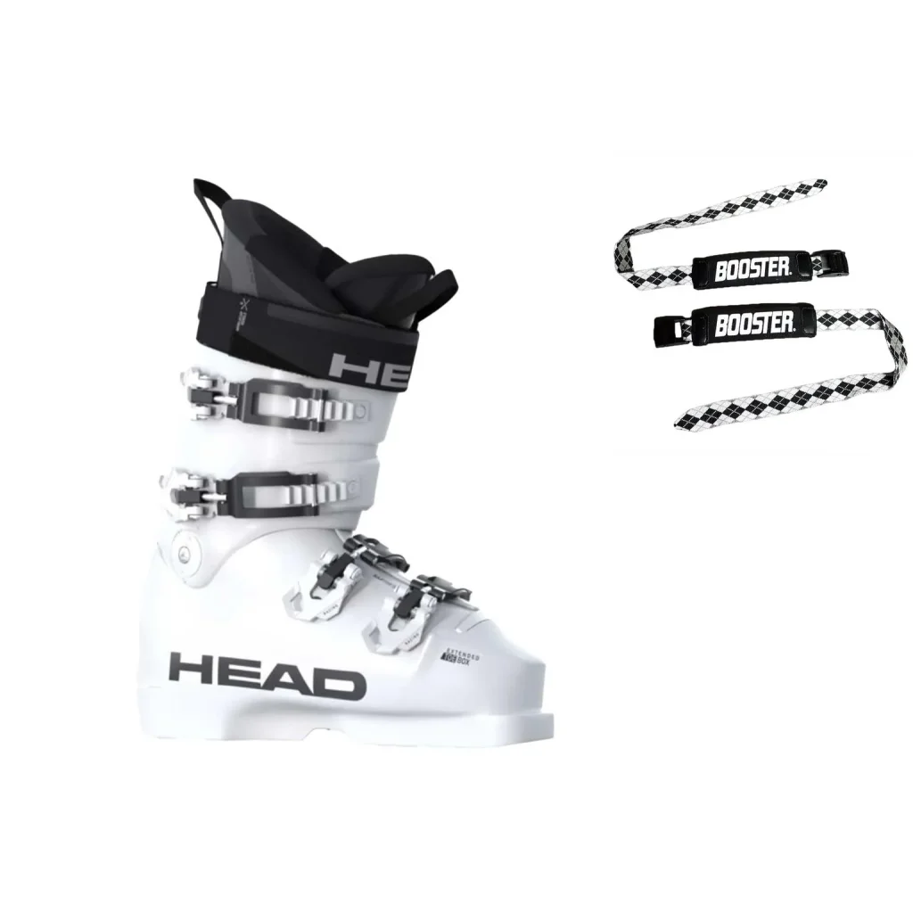 HEAD Raptor Wcr 70 /blanc + BOOSTER Ski Strap Medium /noir