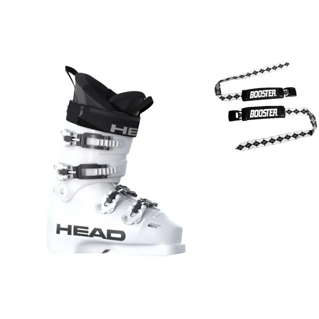 HEAD Raptor Wcr 90 /blanc + BOOSTER Ski Strap Medium /noir