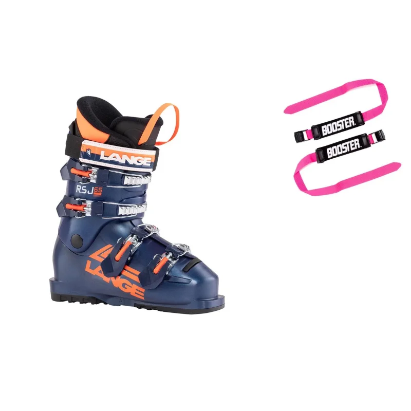 LANGE RS 110 23.5cm LANGE RSJ 65 /Legend blue + BOOSTER Ski LANGE RS 110 23.5cm LANGE RSJ 65 /Legend blue + BOOSTER Ski