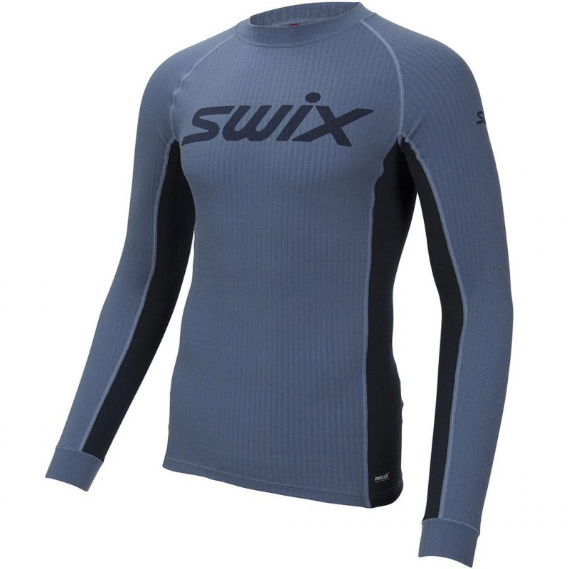 SWIX Race X Bodywear Ls /bleu sea