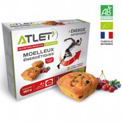 Acheter ATLET Moelleux Energetiques Bio 4x40g /fruits rouges