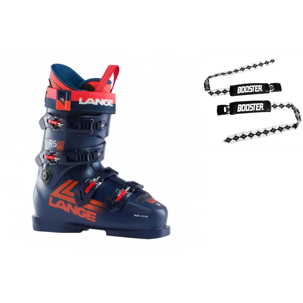 LANGE Rs 120 Lv + BOOSTER Ski Strap Medium /noir