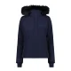 CMP Woman Jacket Zip Hood /black blue