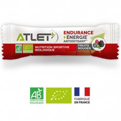 Acheter ATLET Barre Energetique Bio 25g /fruits rouges