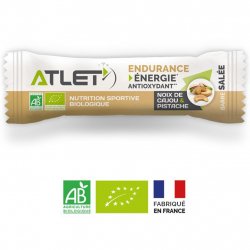 Acheter ATLET Barre Salee Energetique Bio 25g /noix de cajou pistache