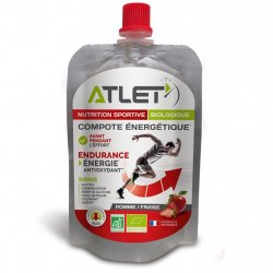Acheter ATLET Compote Energetique Bio 100g /pomme fraise