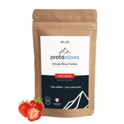 Acheter PROTEALPES Altitude Whey Proteine Sans Sucres Ajoutés 750g /fraise