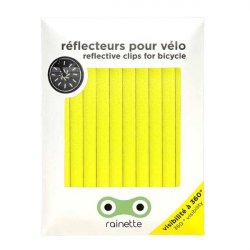 Acheter RAINETTE Reflecteur Pour Rayon De Vélo 12 Pièces /jaune fluo