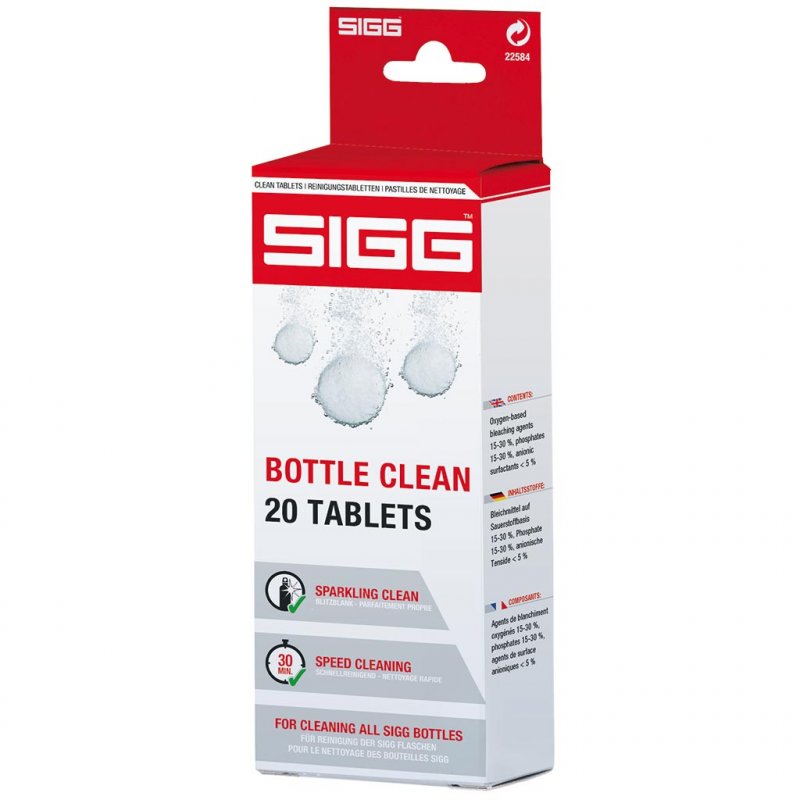 SIGG Bouteille Clean Tablets Tablette Lavage Bouteille 8339.00
