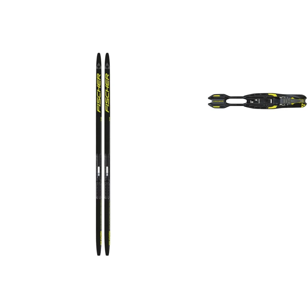 FISCHER Rcs Skate Jr /black yellow + FISCHER XC Binding Race Jr Skate Ifp /black yellow