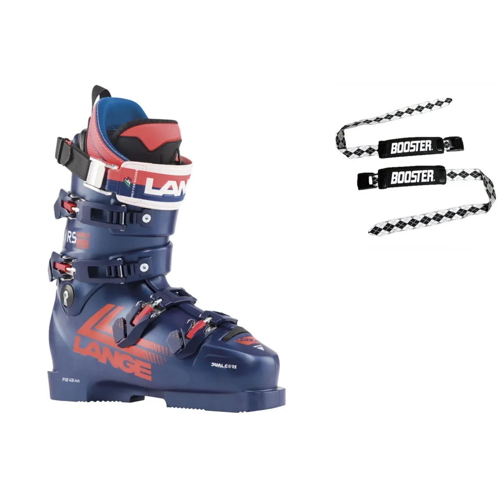 LANGE World Cup RS 140 ZR 95 /legend bleu + BOOSTER Ski Strap Medium /noir