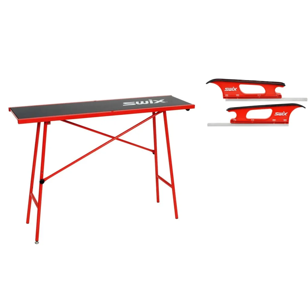 SWIX Table Fartage 120x35cm + SWIX Support ski de fond pour table fartage swix