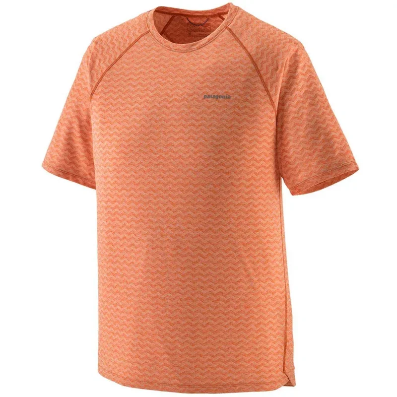 PATAGONIA Ridge Flow Shirt redtail rust 2024 2025 Vetement Running Tee Manches Courtes