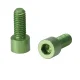 XLC Vis Hexagonales Porte Bidon Alu M5x17 mm XLC BC-X02 /vert /la paire