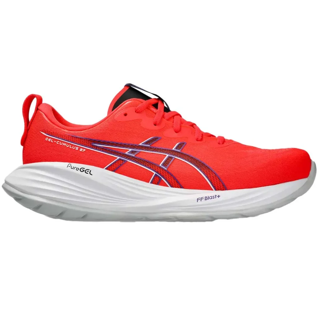 ASICS Gel Cumulus 27 /flash red white