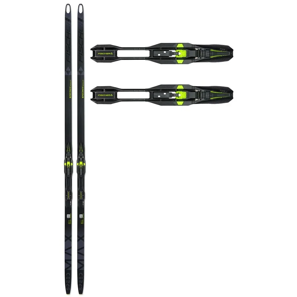 FISCHER Speedmax 80 Skate Plus 115 Medium + FISCHER Xc Binding Race Skate IFP /Black Neon Yellow