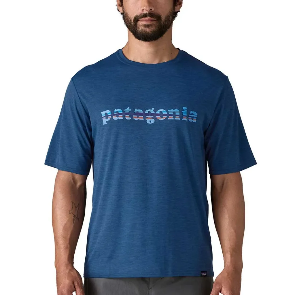PATAGONIA Cap Cool Daily Graphic Shirt /clement bleu x-dye