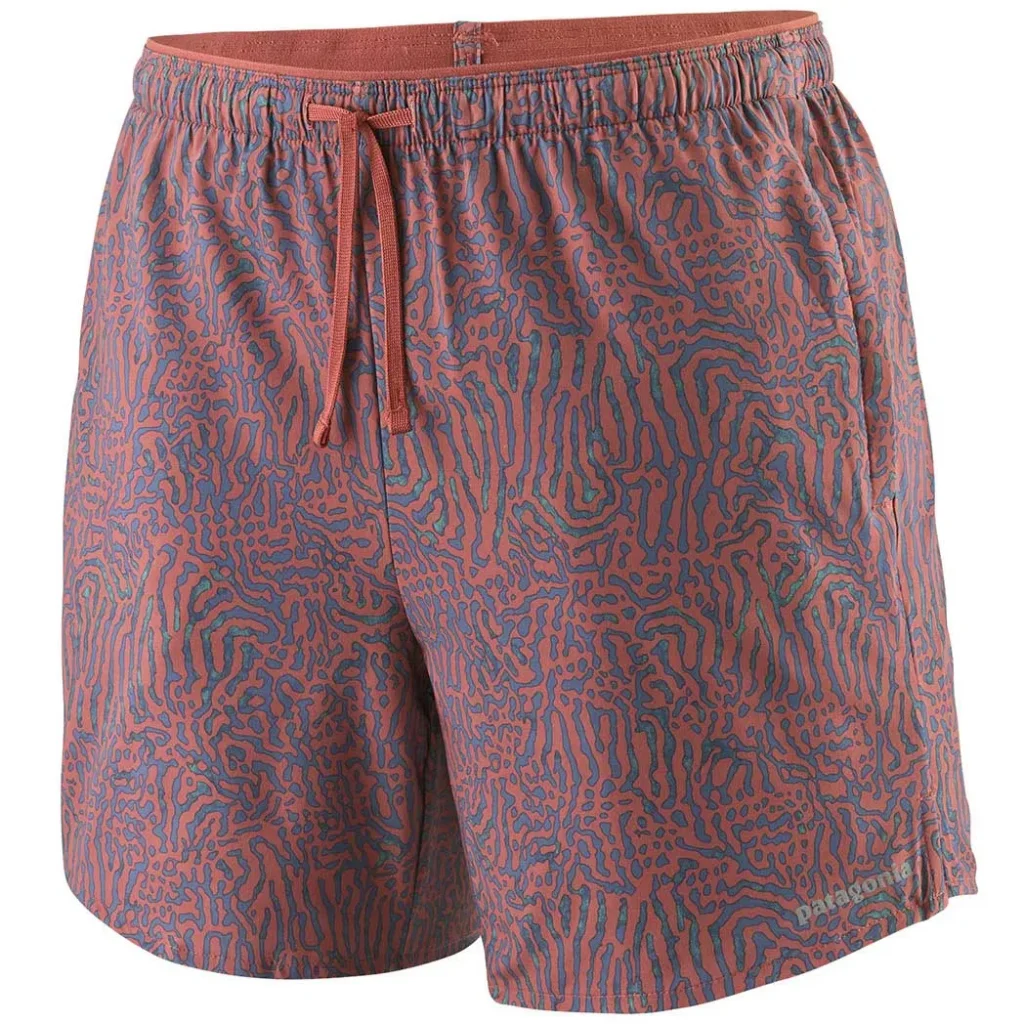 PATAGONIA Multi Trails Shorts 5 1/2 In W /sea run potters red
