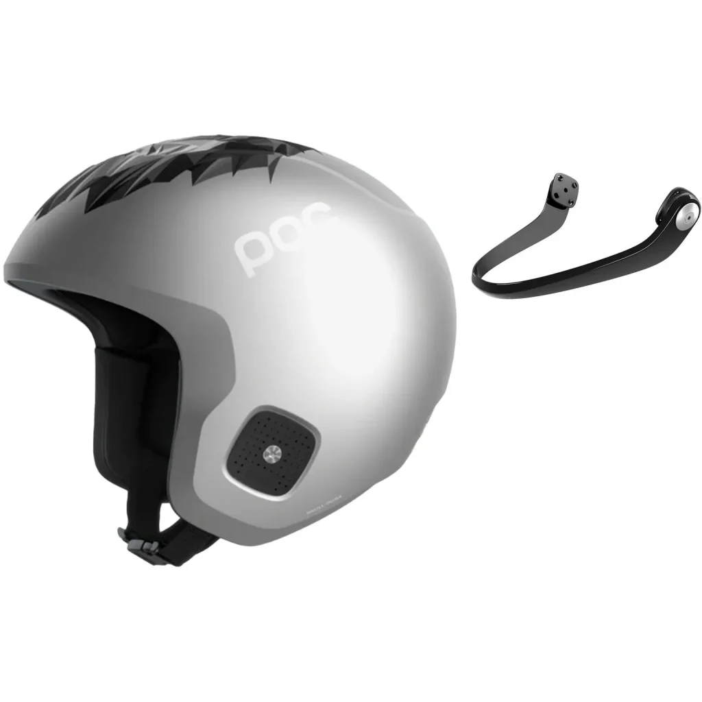 POC Skull Dura Marco Odermatt Ed Junior /argentine silver + POC Maxilla Breakaway /uranium black
