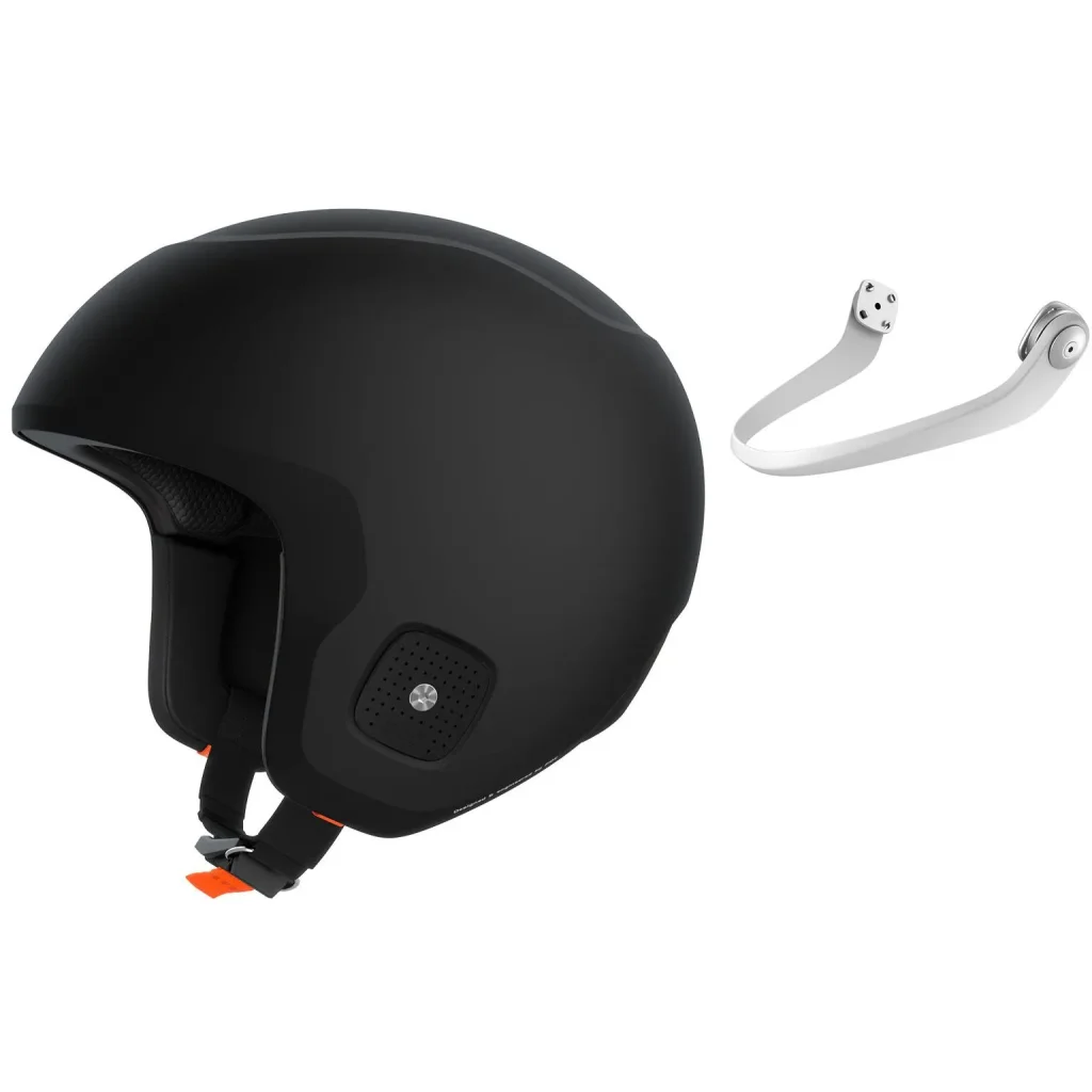 POC Skull Dura X Mips /uranium black matt + POC Maxilla Breakaway /hydrogen white