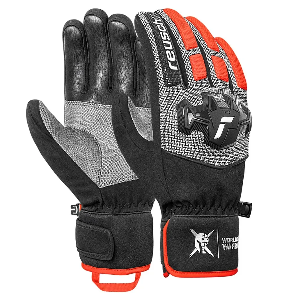 REUSCH Worldcup Warrior R-Tex Xt /black silver fluo red