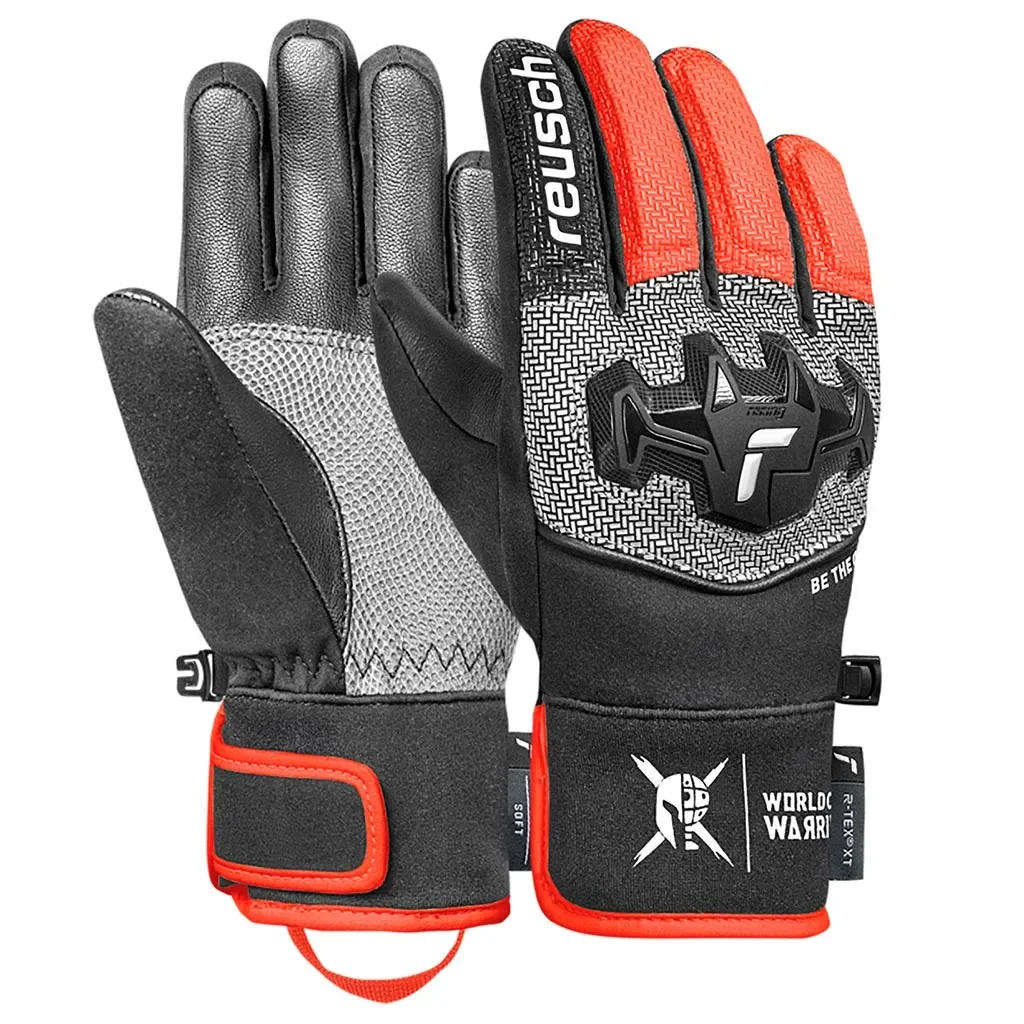 REUSCH Worldcup Warrior R-Tex Xt Junior /black silver fluo red