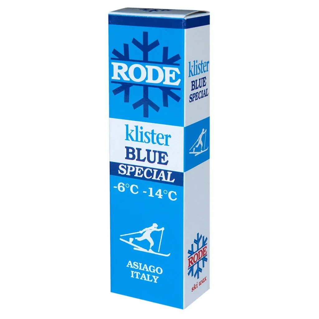 RODE Klister Skare K10 /bleu spécial (14° à -6°)