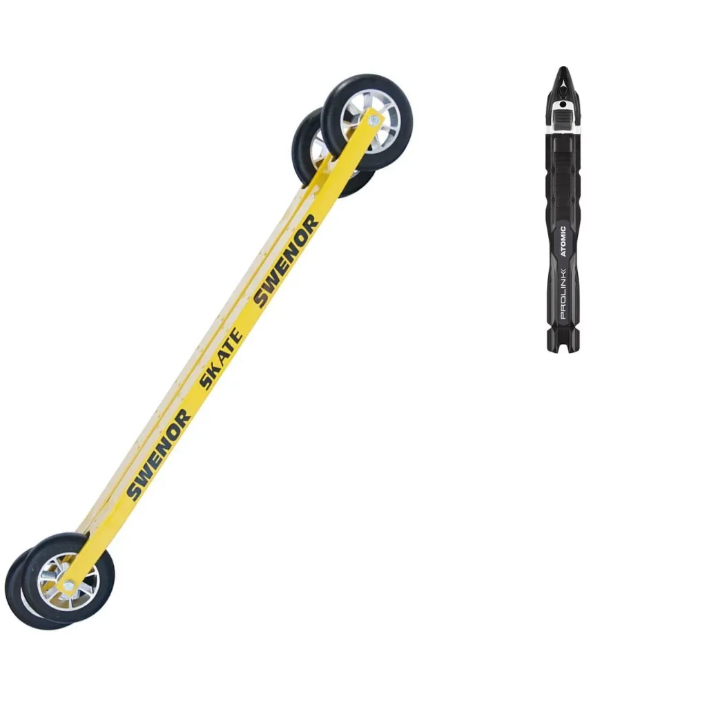 SWENOR Alutech Skate + Fix ATOMIC Prolink Race Skate /black