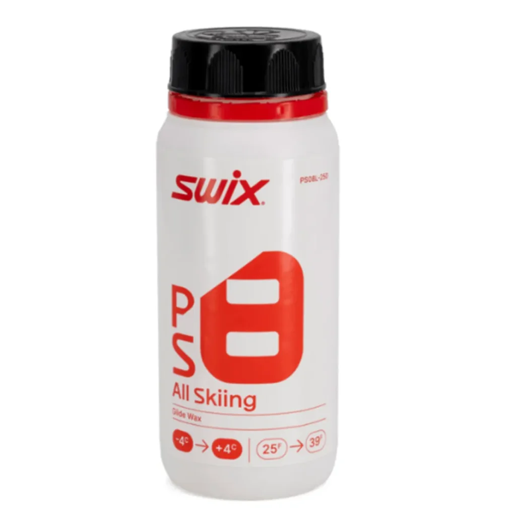SWIX PS8 Performance Speed Liquide Rouge 250ml (+4°C-4°C)
