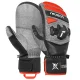 REUSCH Worldcup Warrior Team Mitten /noir argent fluo rouge
