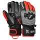 REUSCH Worldcup Warrior Gs Junior /noir argent fluo rouge