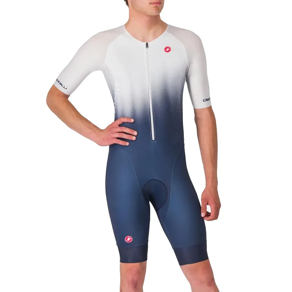 CASTELLI Core Tri Suit Short Sleeve /belgian bleu blanc