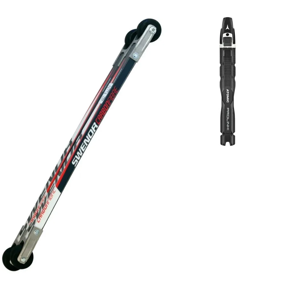SWENOR Carbonfibre + Fix ATOMIC Prolink Pro Classic /noir blanc
