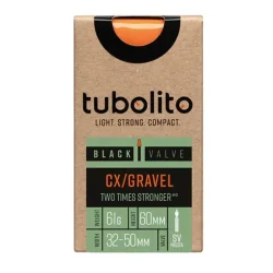 TUBOLITO Chambre A Air S Tubo Cx Gravel 700c/30" Valve 60mm /noir - TUBOLITO
