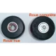 SWENOR Roue Arrière Carbonfibre Complète /speed 3 lente (unité)