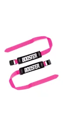 LANGE World Cup RS 140 ZR /vibrant blue + BOOSTER Ski Strap Medium /neon pink