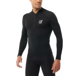 COMPRESSPORT 3D Thermo Merino Ls Top /black