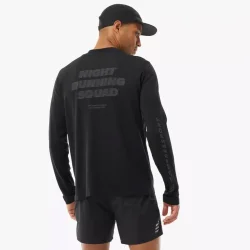 COMPRESSPORT Performance Ls Tshirt Night Running Squad /noir