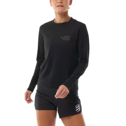 COMPRESSPORT Performance Ls Tshirt Night Running Squad W /black