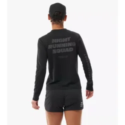 COMPRESSPORT Performance Ls Tshirt Night Running Squad W /black