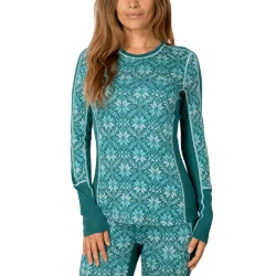 KARI TRAA Anna Long Sleeve /Peacock - KARI-TRAA