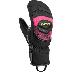 LEKI Moufles Wcr Core Tr Junior /Pink black neonpink neonyellow - LEKI