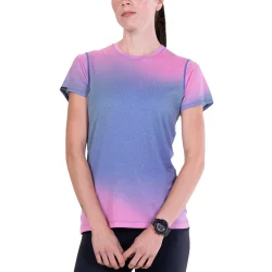 RONHILL Tech Golden Hour S/s tee w /orchid glow - RONHILL