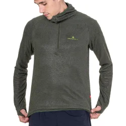 RONHILL Tech Winter Primaloft Hoodie /kelp zest