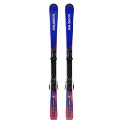 SALOMON E Equipe Mt Jr + M10 Gw L80 /race bleu/equipe rouge - SALOMON