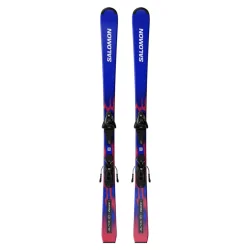 SALOMON Equipe Mt Jr + L6 Gw J2 70 /race bleu/equipe rouge - SALOMON