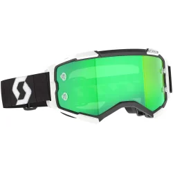 SCOTT Goggle Fury /noir/blanc vert chrome works